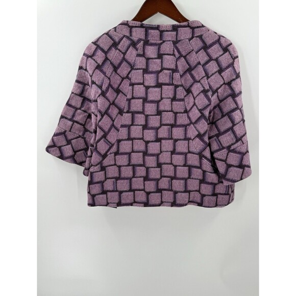 NWOT Hilton Hollis Jacket Size 8 Multicolor Boho Artsy Business Casual Career - Picture 9 of 10